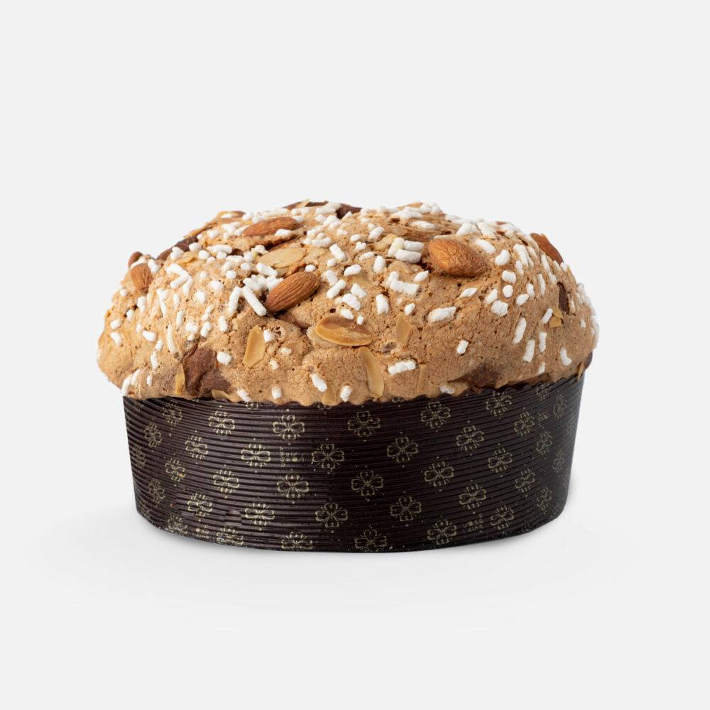 Panettone glassato alle mandorle ai 3 cioccolati + Cremino al Pistacchio - immagine 2