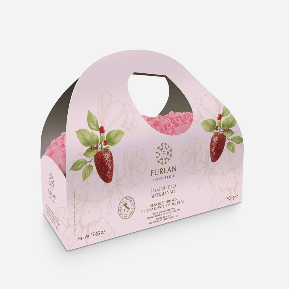 Panfrutto con crema chantilly e fragoline
