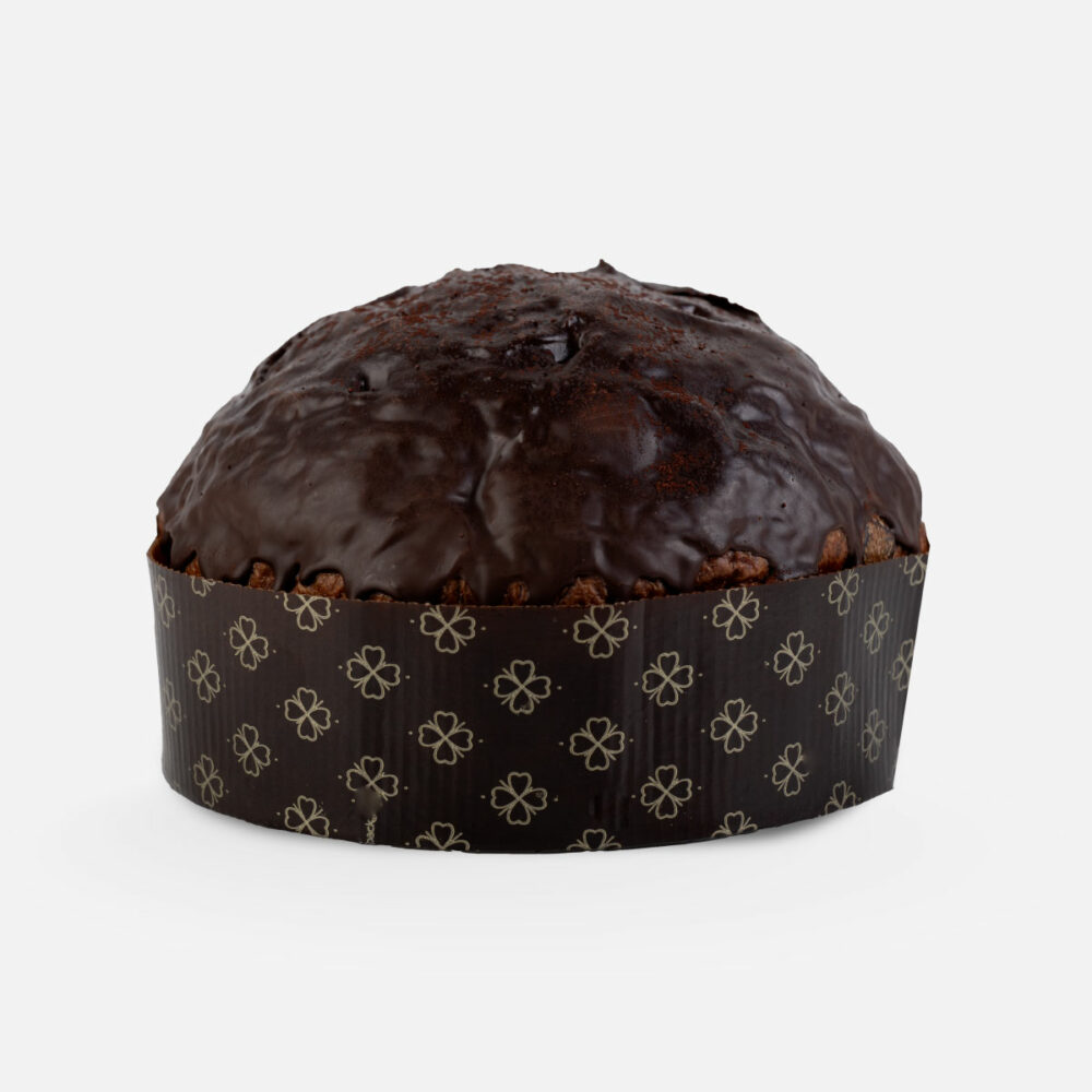 Panettone con  Cioccolato fondente Valhrona con crema Tiramisù - immagine 2