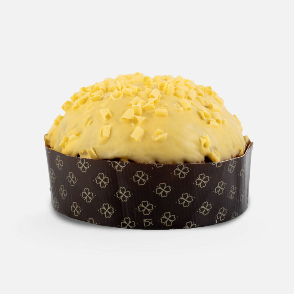 Panettone con cioccolato bianco e crema al limoncello - immagine 2