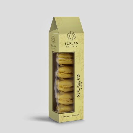Meringhe alle Mandorle farcitura al gusto limone - 6 Macarons