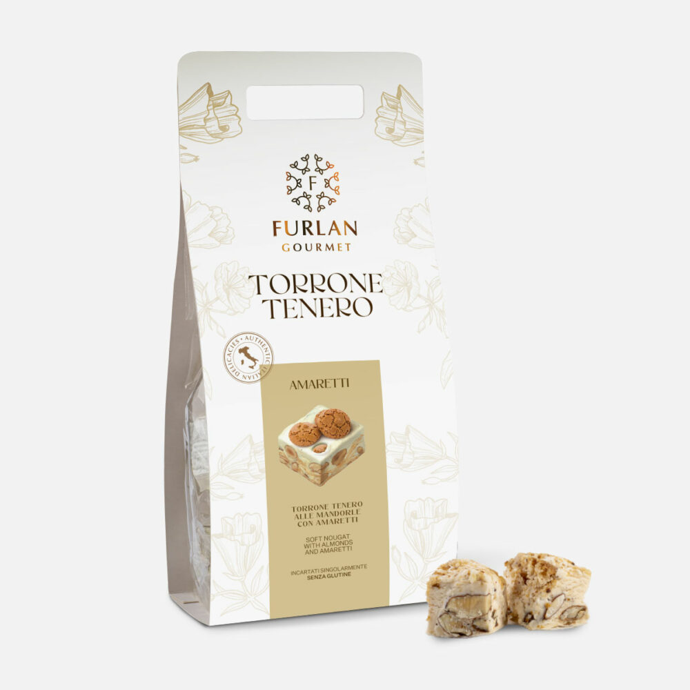 Torrone Morbido alle mandorle e amaretti