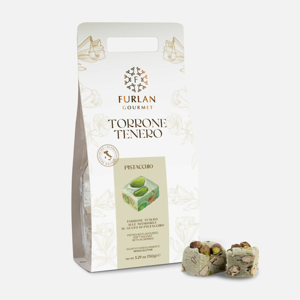 Torrone Morbido alle mandorle e pistacchio