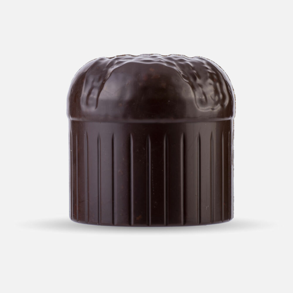 Panettoncino di cioccolato fondente con caramello salato - immagine 2