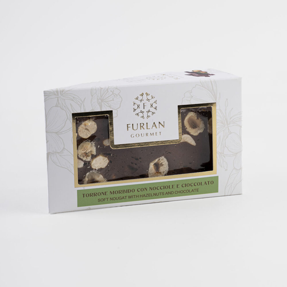 Torrone Morbido con Nocciole e Cioccolato