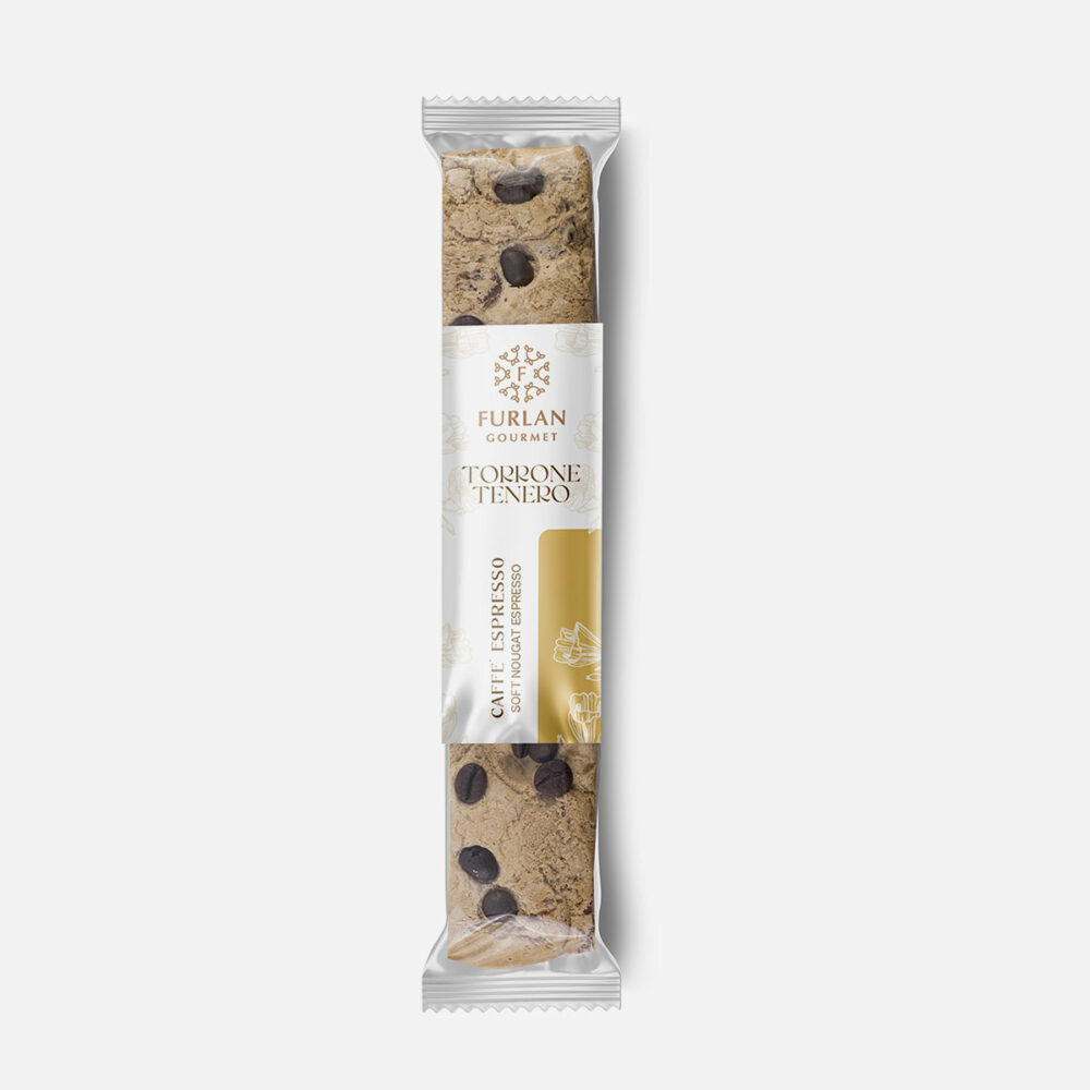 Torrone Morbido alle mandorle e caffè - Stecca