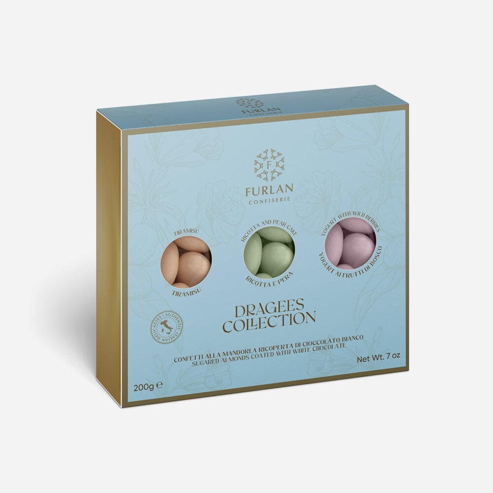 Dragees Collection -  Gusto Tiramisù, Ricotta e Pera, Frutti di Bosco